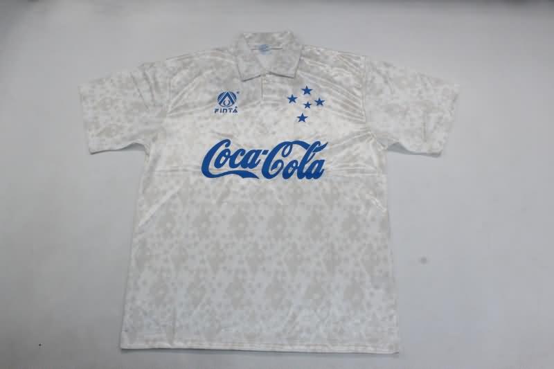 Thailand Quality(AAA) 1993/94 Cruzeiro Away Retro Soccer Jersey