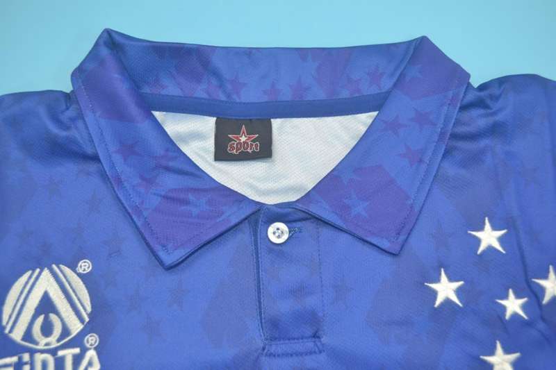 Thailand Quality(AAA) 1993/94 Cruzeiro Home Retro Soccer Jersey