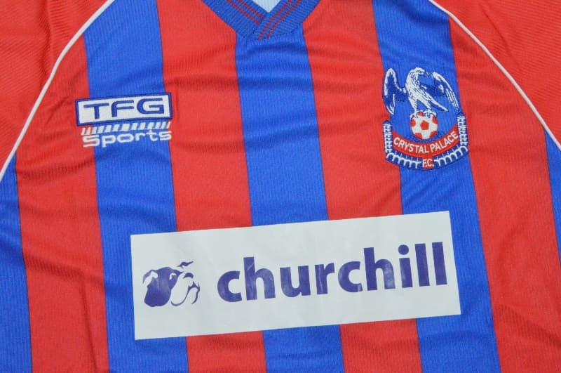 Thailand Quality(AAA) 1999/00 Crystal Palace Home Retro Soccer Jersey