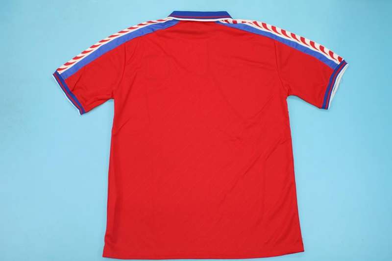 Thailand Quality(AAA) 1996 Czech Home Retro Soccer Jersey