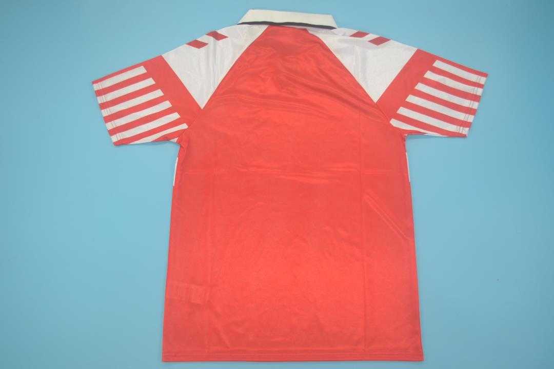 Thailand Quality(AAA) 1992 Denmark Home Retro Soccer Jersey