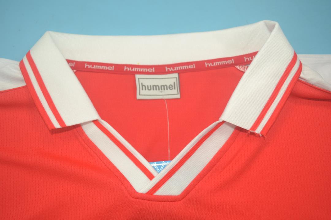 Thailand Quality(AAA) 1998 Denmark Home Retro Soccer Jersey