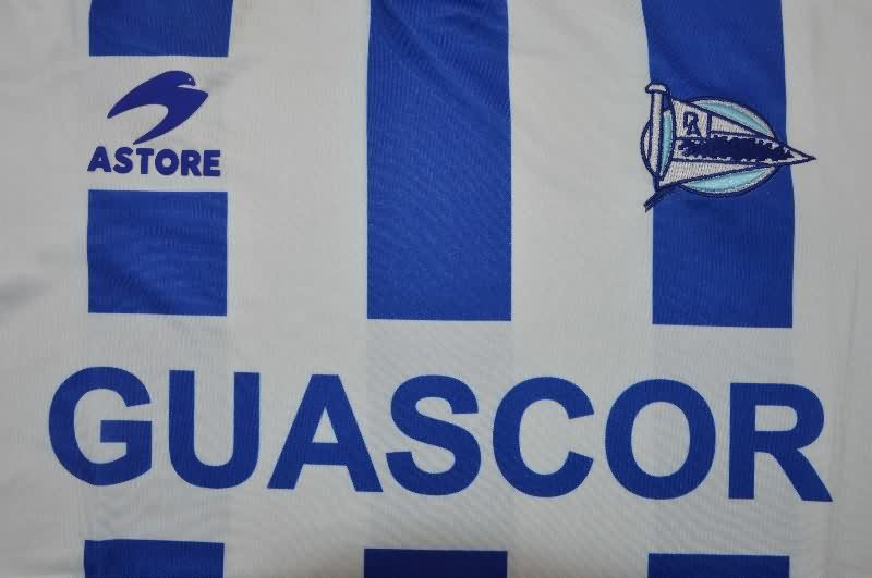 Thailand Quality(AAA) 1998/99 Deportivo Alaves Home Retro Soccer Jersey