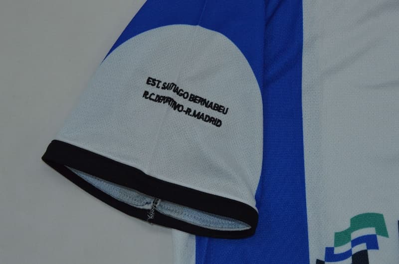 Thailand Quality(AAA) 2001/02 Deportivo La Coruna Home Retro Soccer Jersey