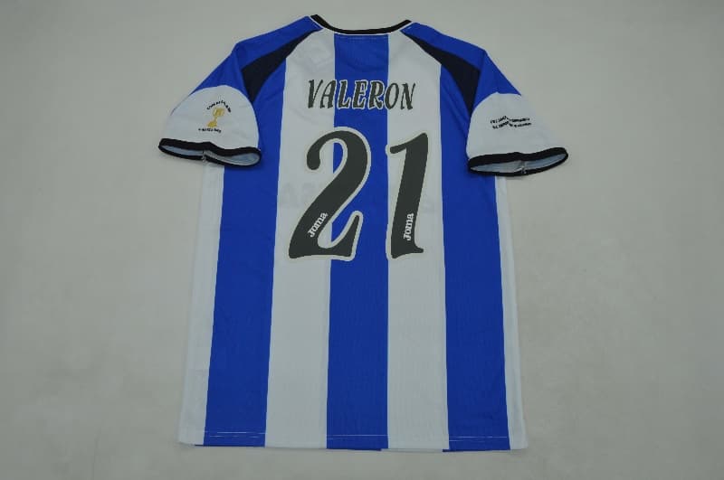 Thailand Quality(AAA) 2001/02 Deportivo La Coruna Home Retro Soccer Jersey