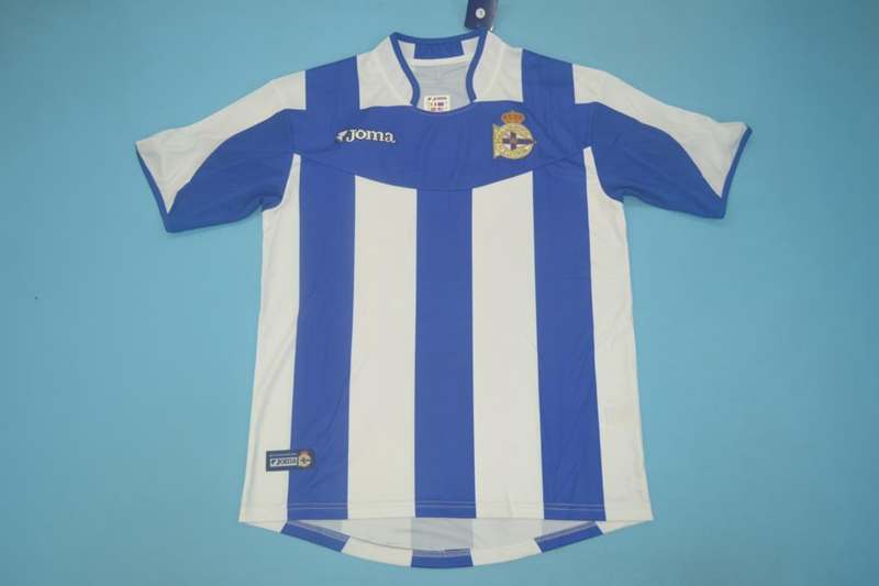 Thailand Quality(AAA) 2003/04 Deportivo La Coruna Home Retro Soccer Jersey