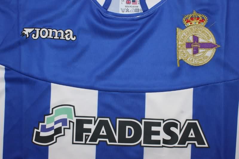 Thailand Quality(AAA) 2003/04 Deportivo La Coruna Home Retro Soccer Jersey