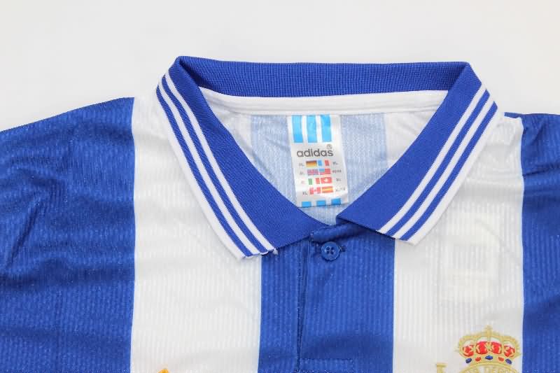 Thailand Quality(AAA) 1999/00 Deportivo La Coruna Home Retro Soccer Jersey