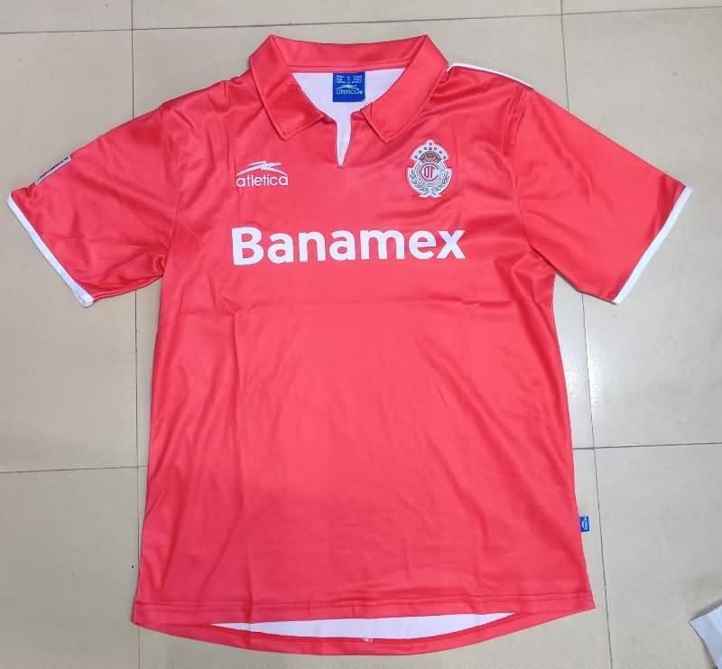 Thailand Quality(AAA) 2002/03 Deportivo Toluca Home Retro Soccer Jersey