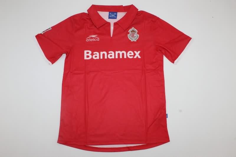 Thailand Quality(AAA) 2002/03 Deportivo Toluca Home Retro Soccer Jersey