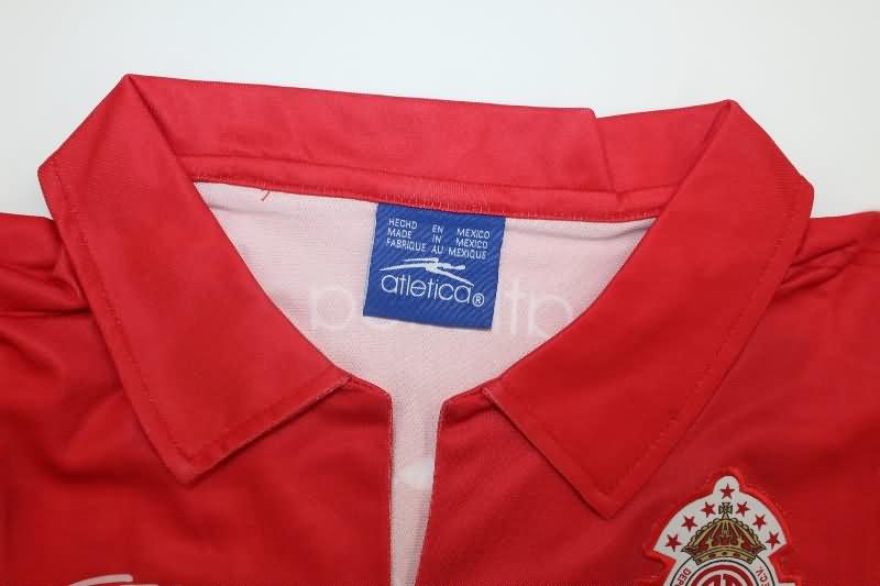 Thailand Quality(AAA) 2002/03 Deportivo Toluca Home Retro Soccer Jersey