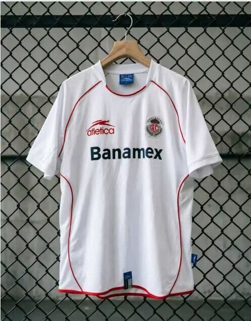Thailand Quality(AAA) 2005/06 Deportivo Toluca Away Retro Soccer Jersey