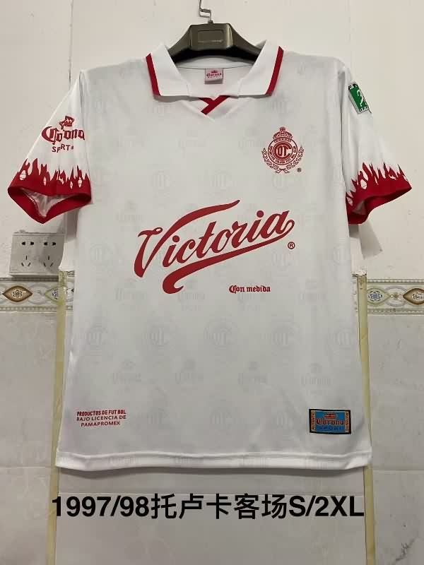 Thailand Quality(AAA) 1997/98 Deportivo Toluca Away Retro Soccer Jersey Thailand Quality(AAA) 1997/98 Deportivo Toluca Away Retro Soccer Jersey