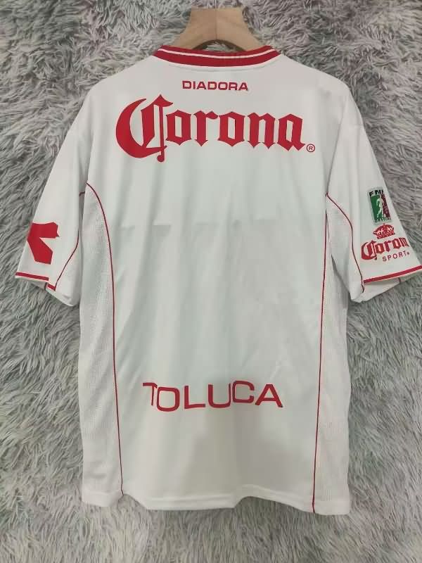 Thailand Quality(AAA) 1998/99 Deportivo Toluca Away Retro Soccer Jersey