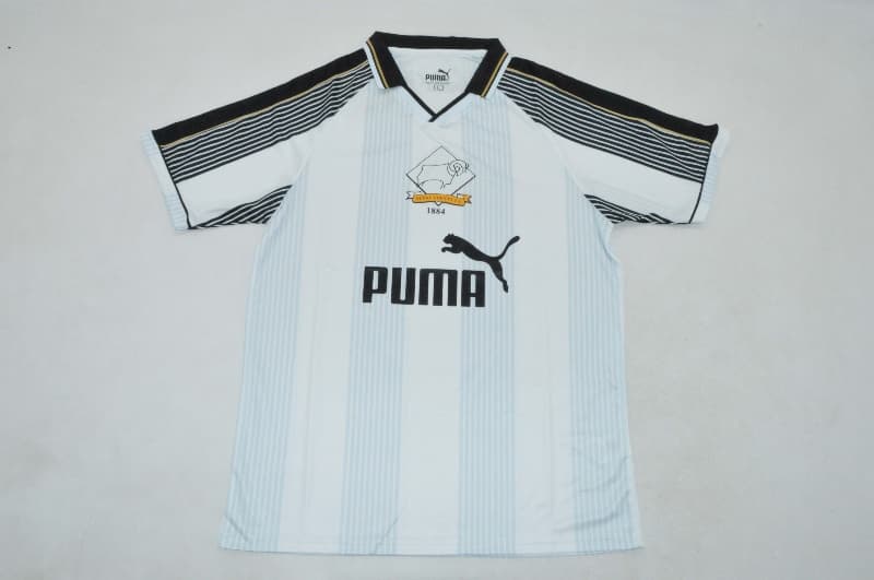 Thailand Quality(AAA) 1995/96 Derby County Home Retro Soccer Jersey