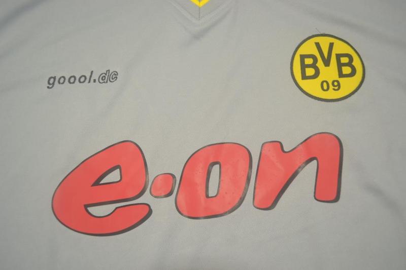 Thailand Quality(AAA) 2000/01 Dortmund Away Retro Soccer Jersey