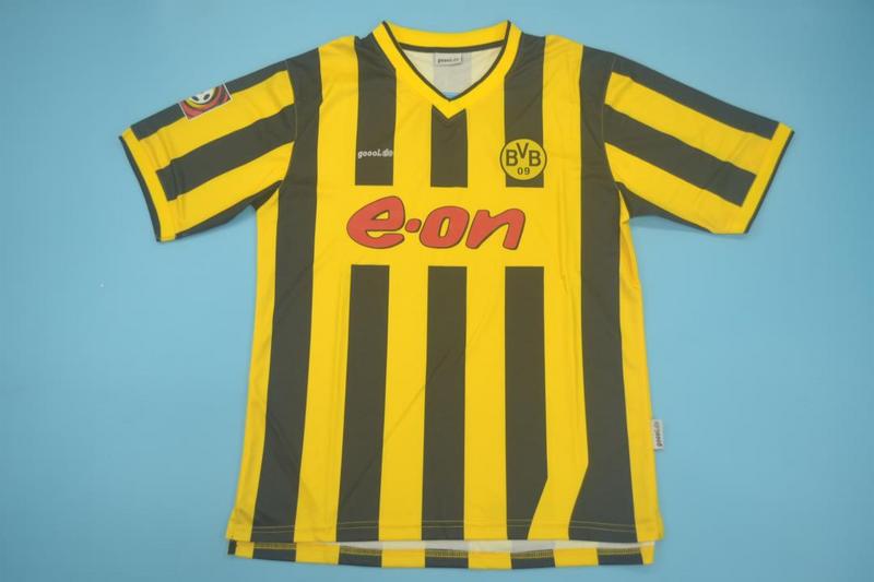 Thailand Quality(AAA) 2000/01 Dortmund Home Retro Soccer Jersey