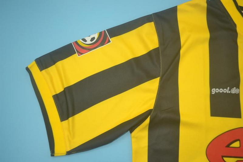 Thailand Quality(AAA) 2000/01 Dortmund Home Retro Soccer Jersey