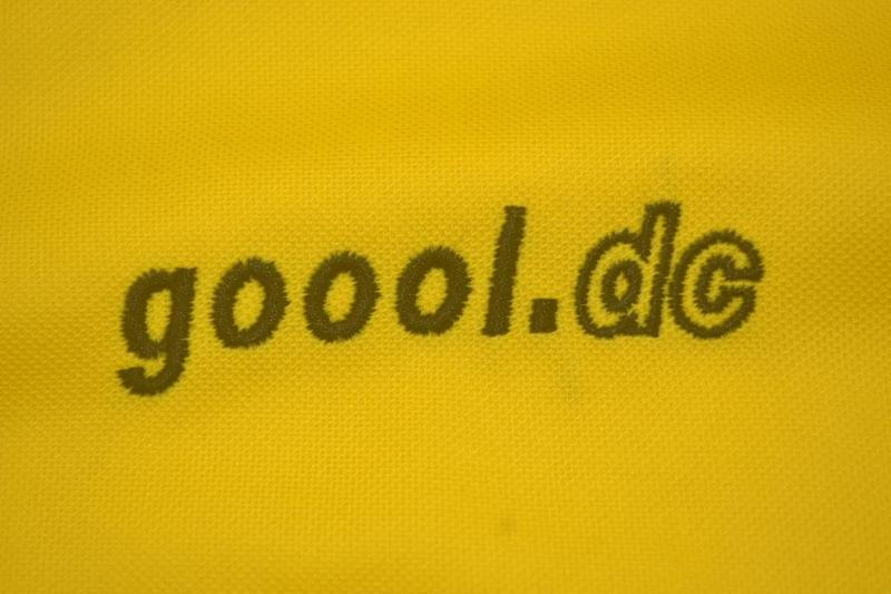 Thailand Quality(AAA) 2001/02 Dortmund Home Retro Soccer Jersey