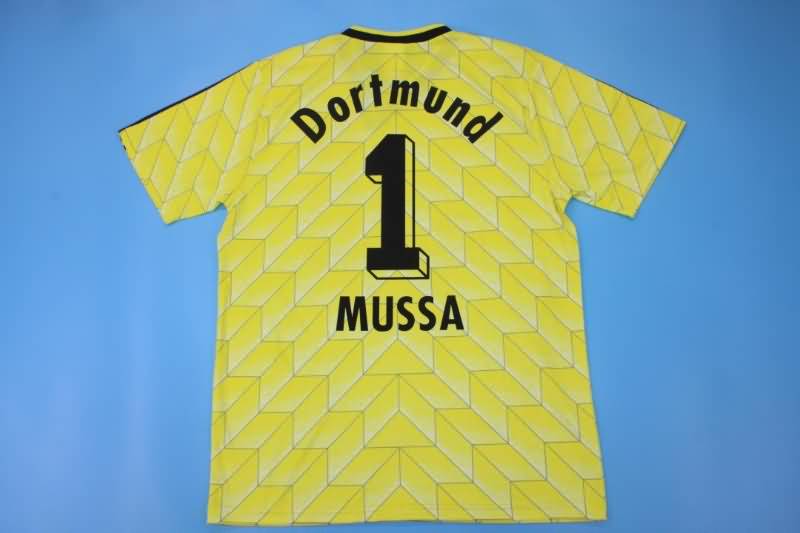 Thailand Quality(AAA) 1988 Dortmund Home Retro Soccer Jersey