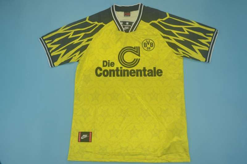 Thailand Quality(AAA) 1994/95 Dortmund Home Retro Soccer Jersey