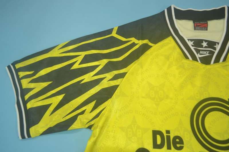 Thailand Quality(AAA) 1994/95 Dortmund Home Retro Soccer Jersey