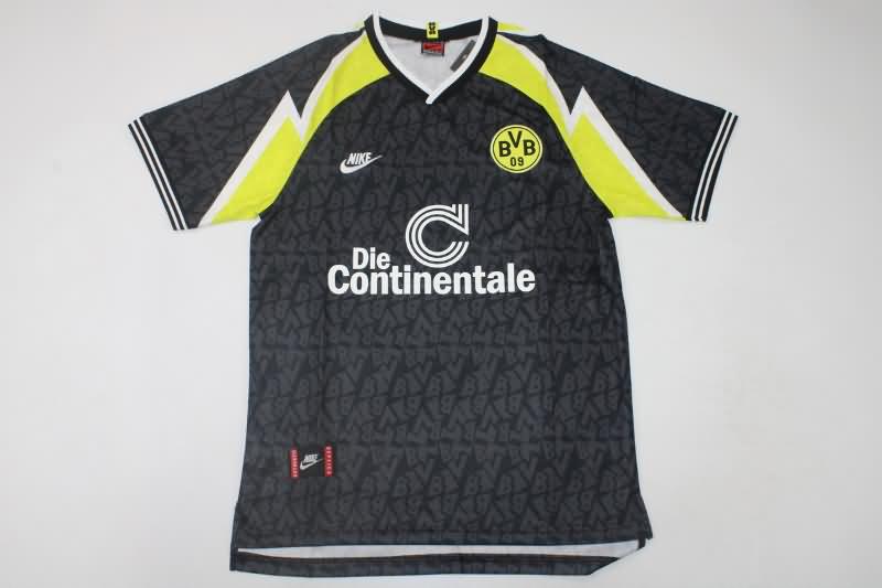 Thailand Quality(AAA) 1995/96 Dortmund Away Retro Soccer Jersey