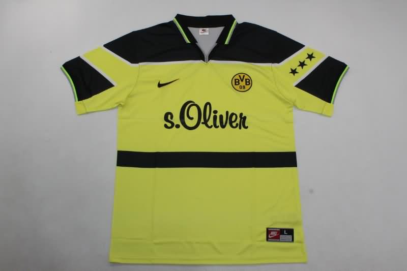 Thailand Quality(AAA) 1997/98 Dortmund Home Retro Soccer Jersey