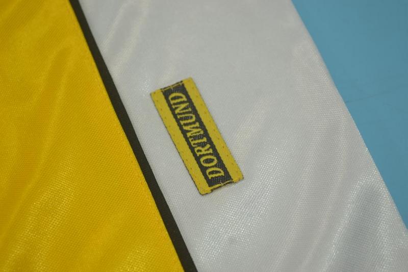 Thailand Quality(AAA) 1998/99 Dortmund Home Retro Soccer Jersey