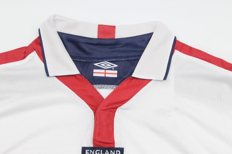 Thailand Quality(AAA) 2003/05 England Home Retro Soccer Jersey