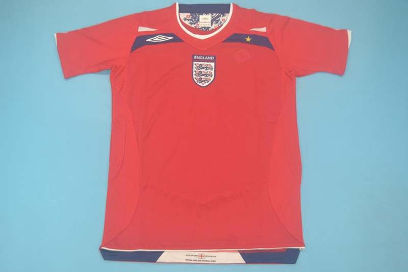 Thailand Quality(AAA) 2008/10 England Away Retro Soccer Jersey