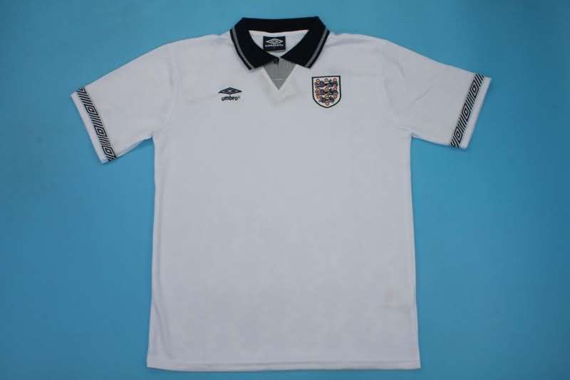 Thailand Quality(AAA) 1990 England Home Retro Soccer Jersey