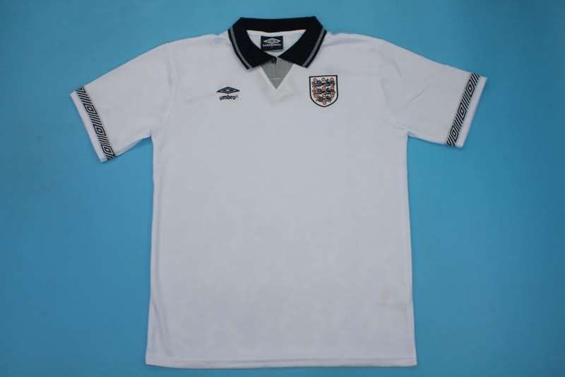 Thailand Quality(AAA) 1990 England Home Retro Soccer Jersey