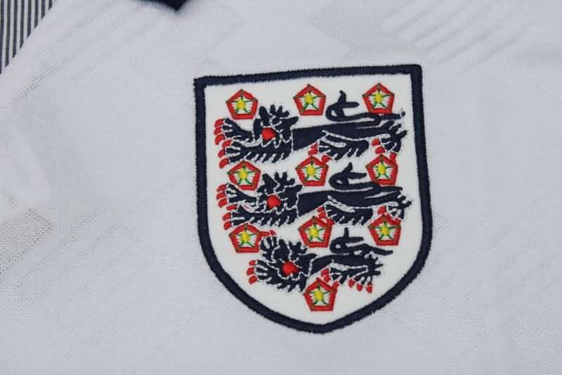 Thailand Quality(AAA) 1990 England Home Retro Soccer Jersey