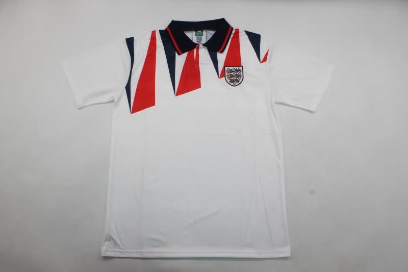 Thailand Quality(AAA) 1992 England Home Retro Soccer Jersey