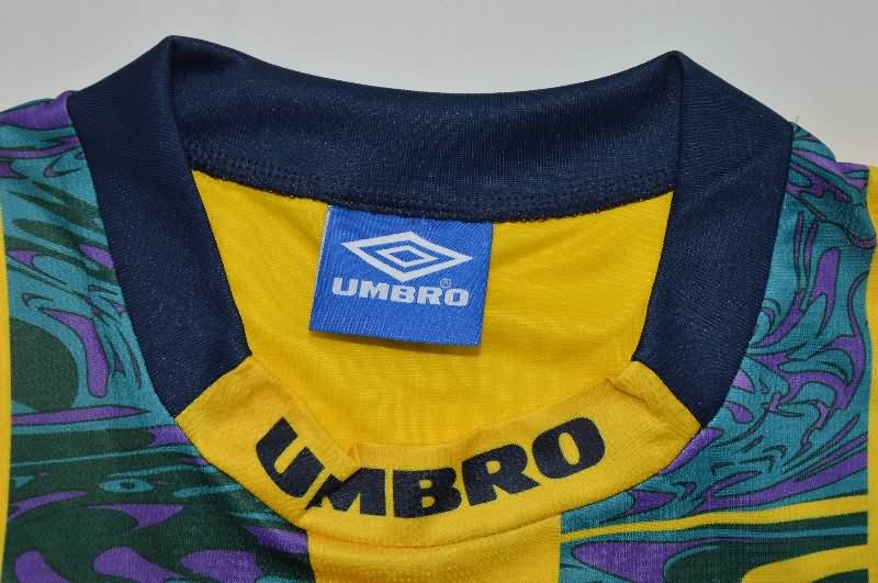 Thailand Quality(AAA) 1995 England Goalkeeper Long Sleeve Retro Soccer Jersey