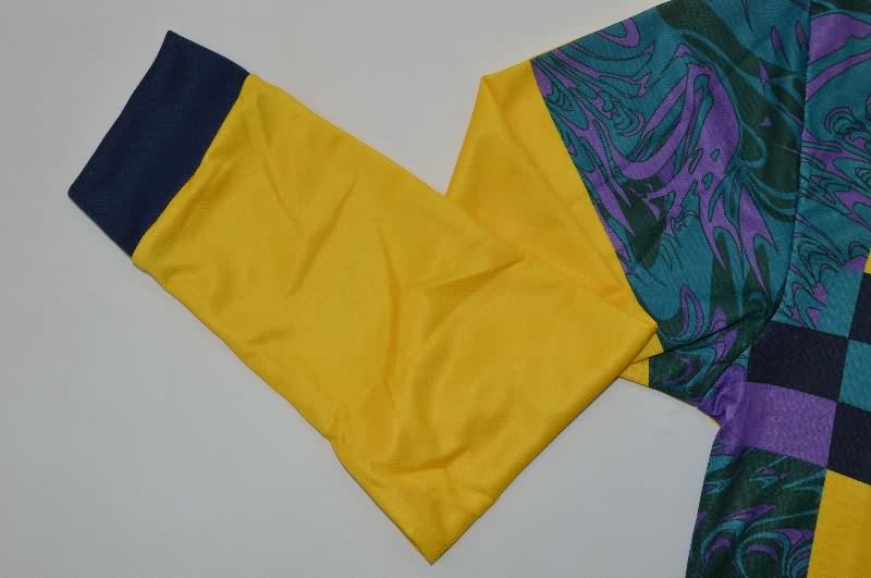 Thailand Quality(AAA) 1995 England Goalkeeper Long Sleeve Retro Soccer Jersey