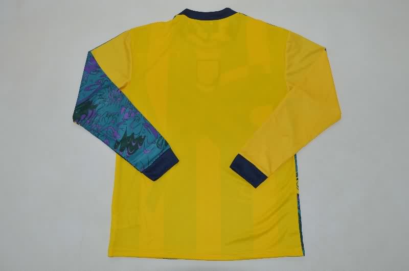 Thailand Quality(AAA) 1995 England Goalkeeper Long Sleeve Retro Soccer Jersey