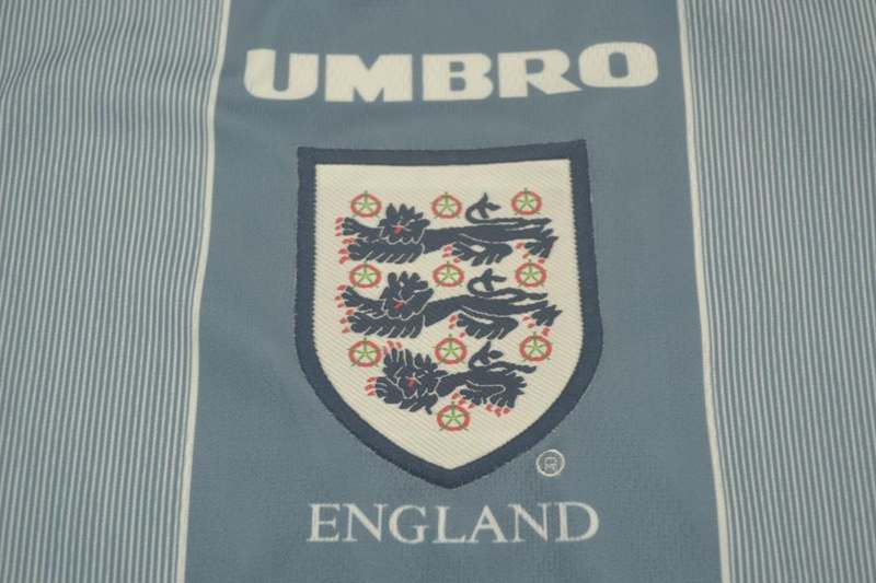 Thailand Quality(AAA) 1996 England Away Retro Soccer Jersey