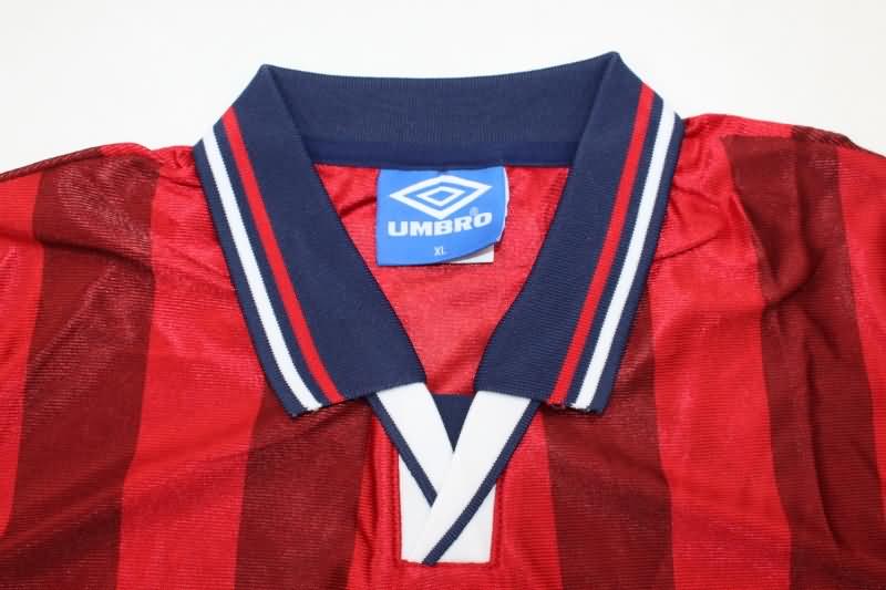 Thailand Quality(AAA) 1998 England Away Long Sleeve Retro Soccer Jersey