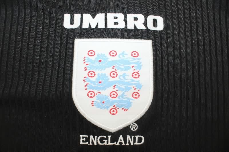 Thailand Quality(AAA) 1998 England Black Retro Soccer Jersey