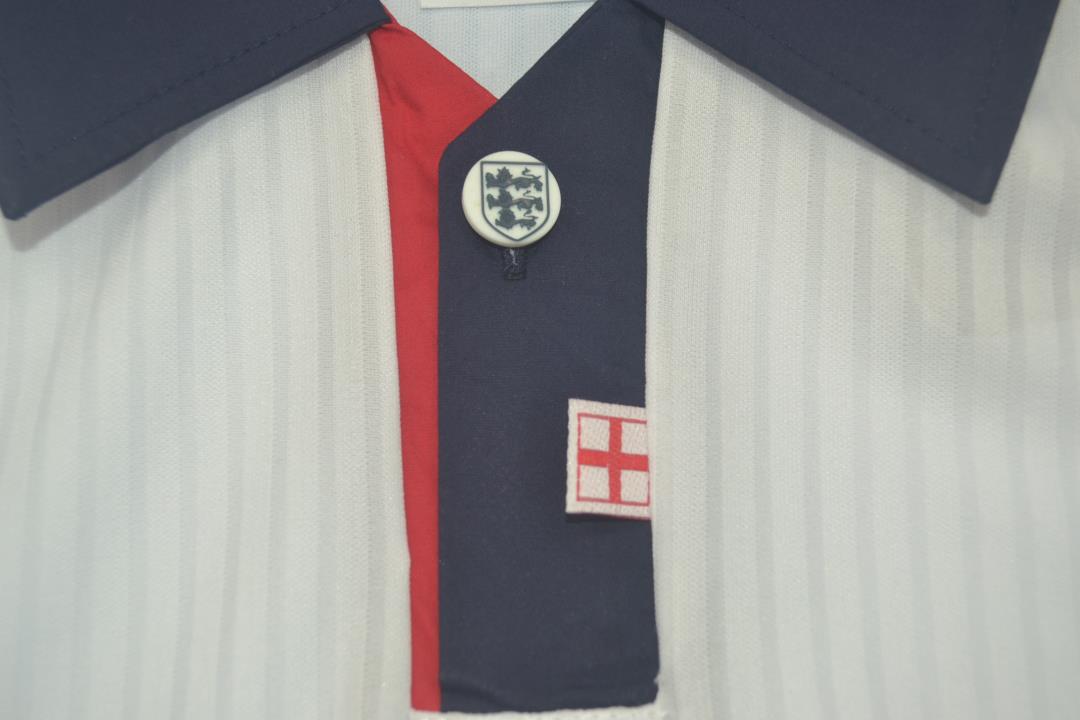 Thailand Quality(AAA) 1998 England Home Retro Soccer Jersey