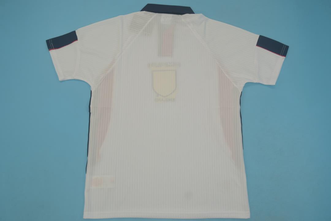 Thailand Quality(AAA) 1998 England Home Retro Soccer Jersey