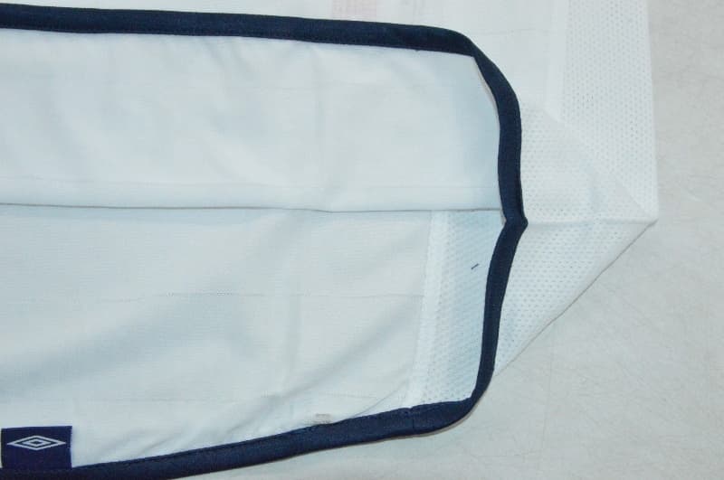 Thailand Quality(AAA) 2004 England Home Long Sleeve Retro Soccer Jersey