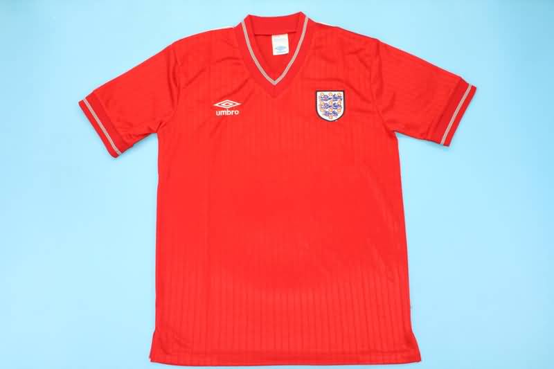 Thailand Quality(AAA) 1984/87 England Away Retro Soccer Jersey