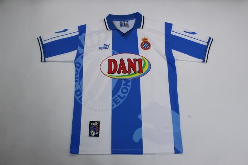 Thailand Quality(AAA) 1998 Espanyol Home Retro Soccer Jersey