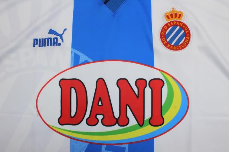 Thailand Quality(AAA) 1998 Espanyol Home Retro Soccer Jersey