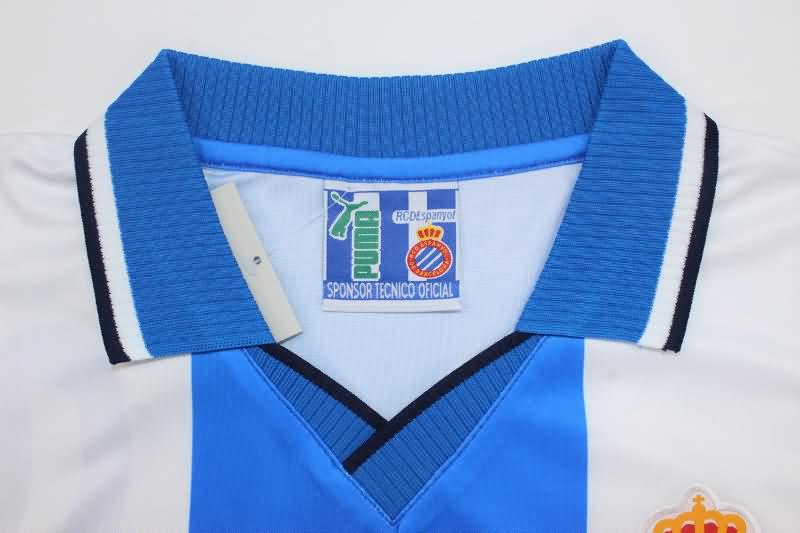 Thailand Quality(AAA) 1998 Espanyol Home Retro Soccer Jersey