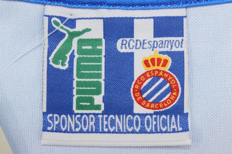 Thailand Quality(AAA) 1998 Espanyol Home Retro Soccer Jersey