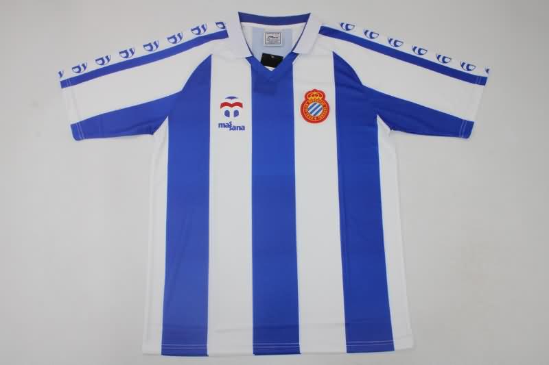 Thailand Quality(AAA) 1984/89 Espanyol Home Retro Soccer Jersey